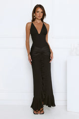 Radiant Soire Maxi Dress Black